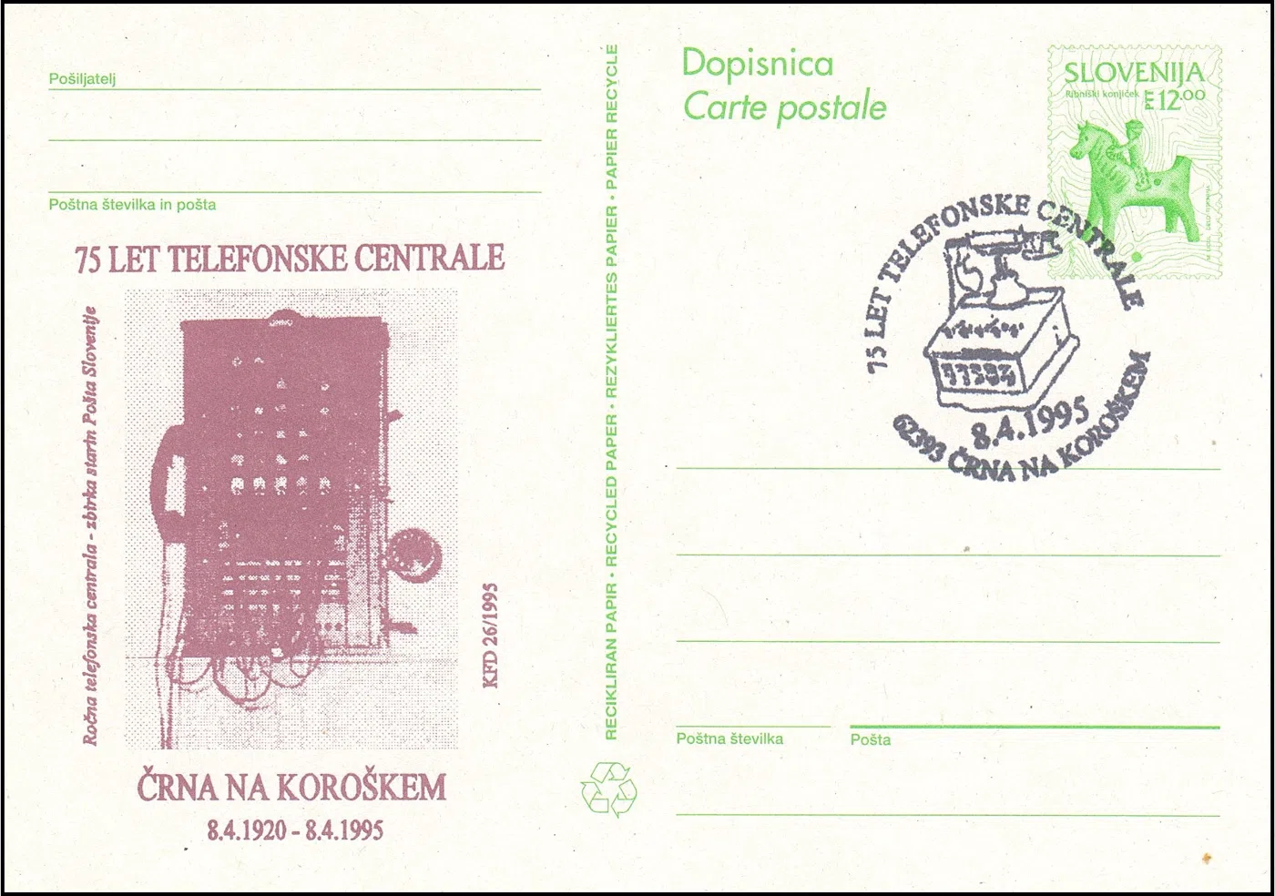 75 LET TELEFONSKE CENTRALE